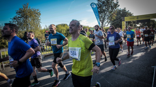 Cientos de corredores participaron en una nueva prueba del Coruña Corre