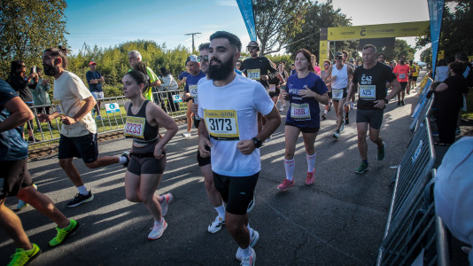 Cientos de corredores participaron en una nueva prueba del Coruña Corre