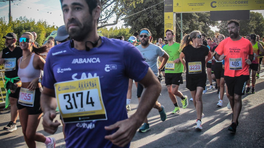 Cientos de corredores participaron en una nueva prueba del Coruña Corre