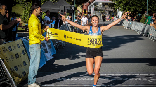 Cientos de corredores participaron en una nueva prueba del Coruña Corre