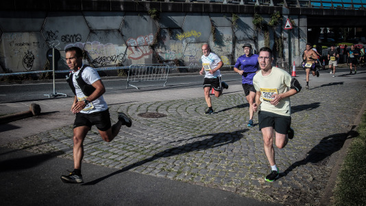 Cientos de corredores participaron en una nueva prueba del Coruña Corre