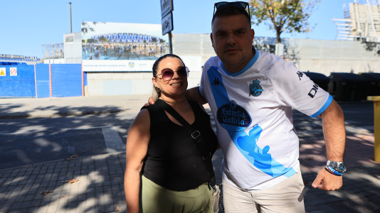 La afición blanquiazul no quiso perderse el duelo en el Coliseum