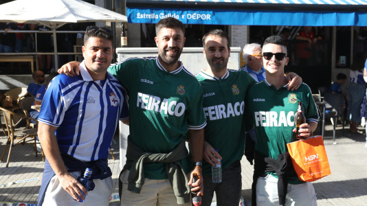 Más de 28.000 personas se dieron cita para el Dépor-Sevilla
