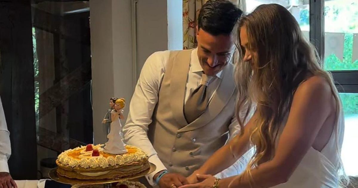 Del Dépor al altar: Cristian Herrera y Vera Martínez se casan