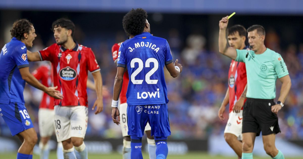 El Getafe empata con 10 ante el Celta (1-1) pero pierde a una pieza clave para recibir al Deportivo
