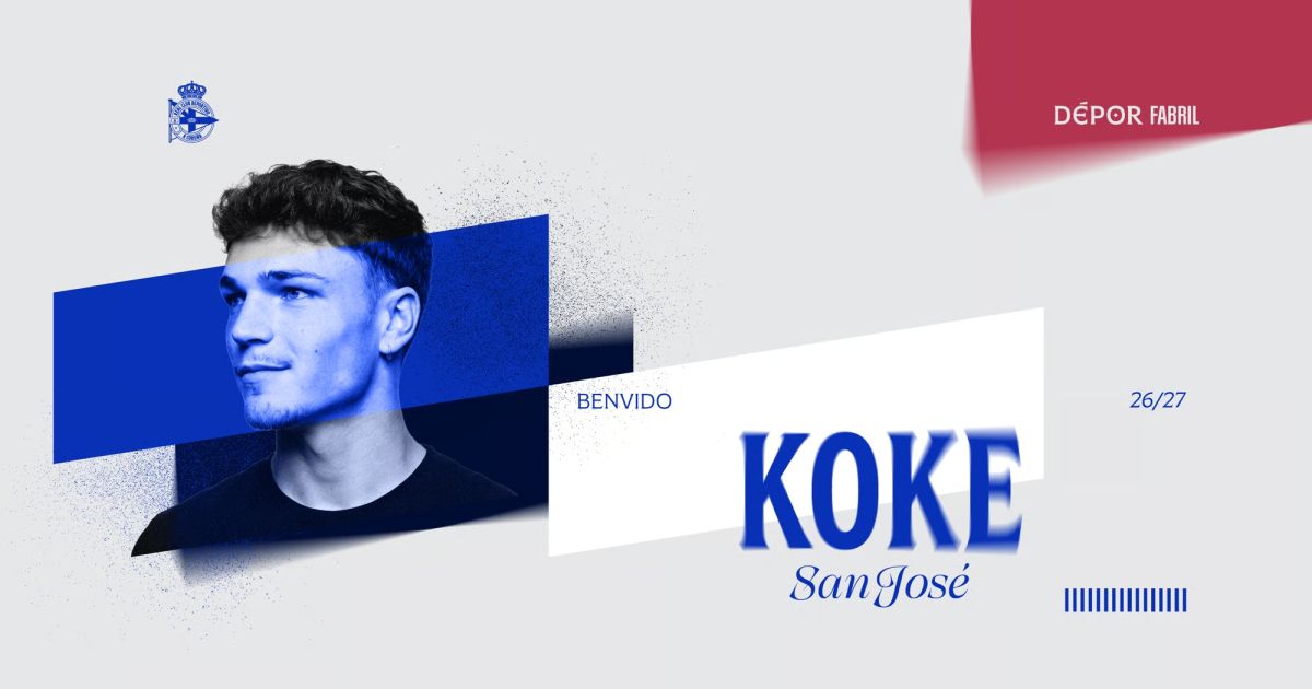 Oficial | Koke San José, segunda incorporación del Fabril